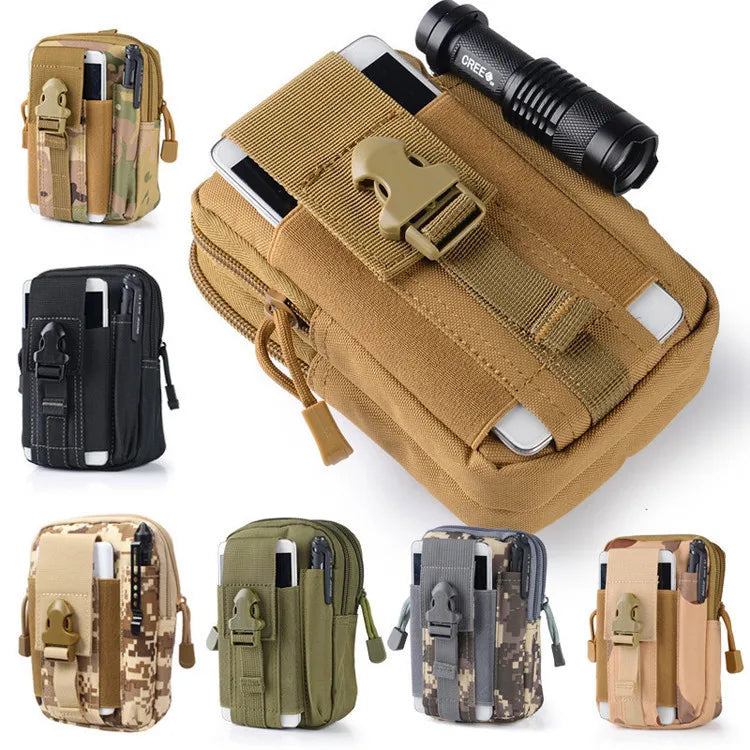 Bolso modular para usar em cinto, colete, corrida, viagens, camping, caça, airsoft.